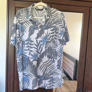 Travis Mathew tropical print polo